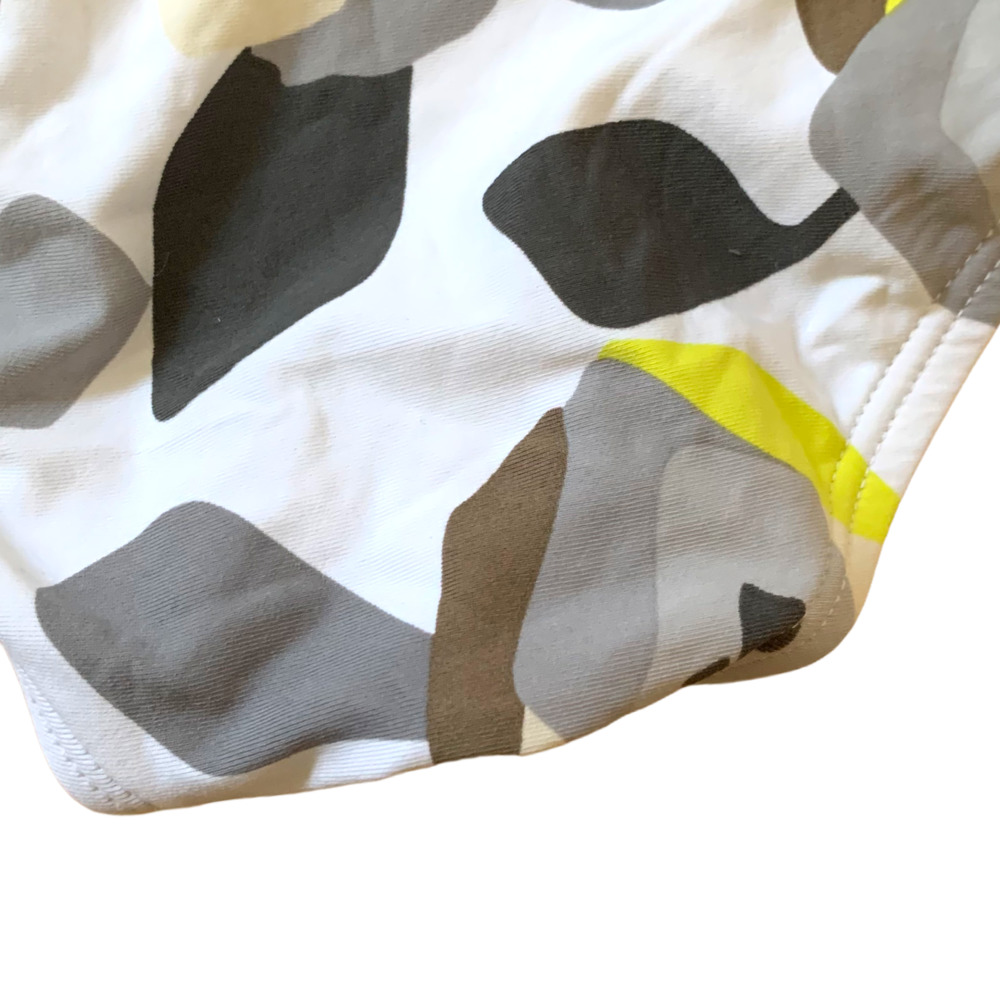 Perry Ellis Tankini Swimsuit Flounce Ruffle Mod Geometric Floral S Small - Picture 9 of 10